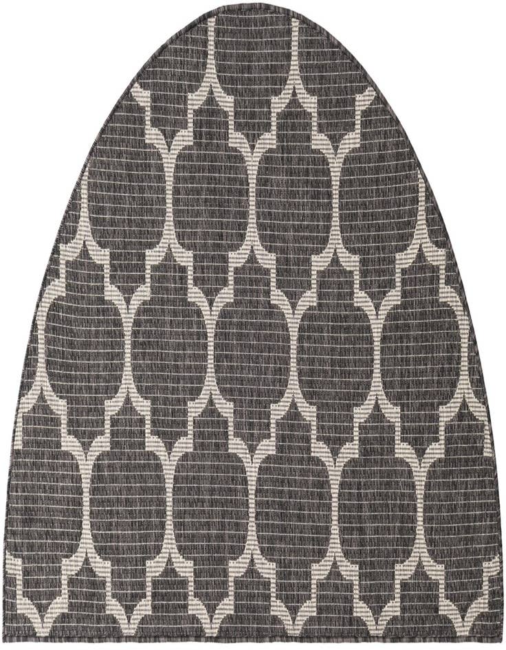 Detail image of 3' x 6' Easy-Clean Trellis Indoor / Outdoor Hearth Rug