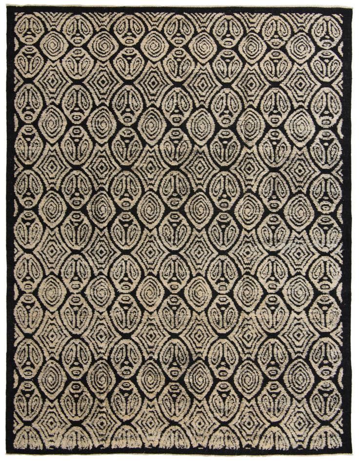Detail image of 9' 5 x 12' 6 Hand Knotted Darya Wool Rug