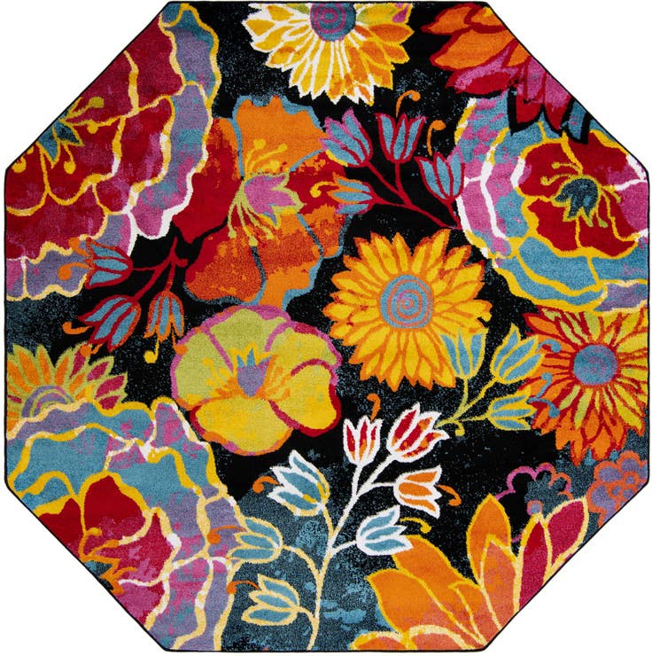 Detail image of 8' x 8' Florence Octagon Rug