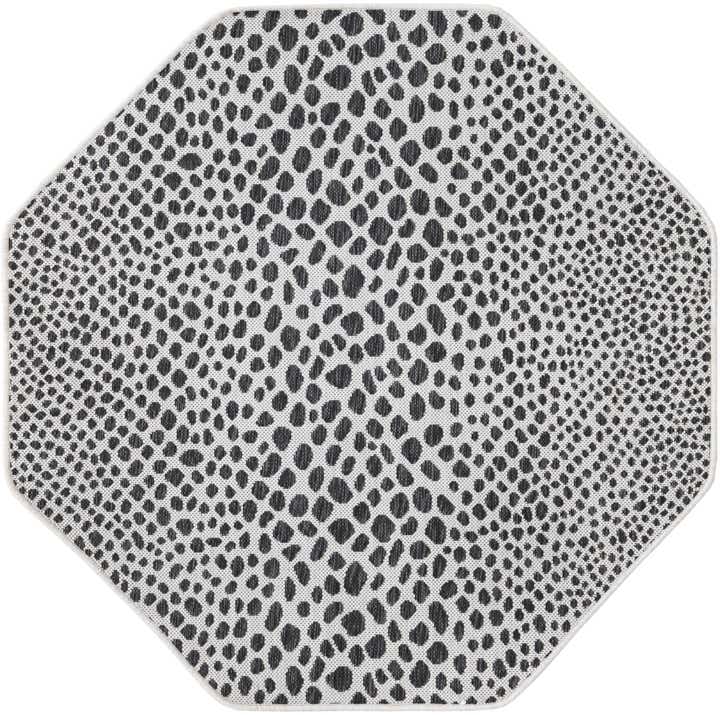 4' x 4' Easy-Clean Jill Zarin Cape Town Indoor / Outdoor Octagon Rug