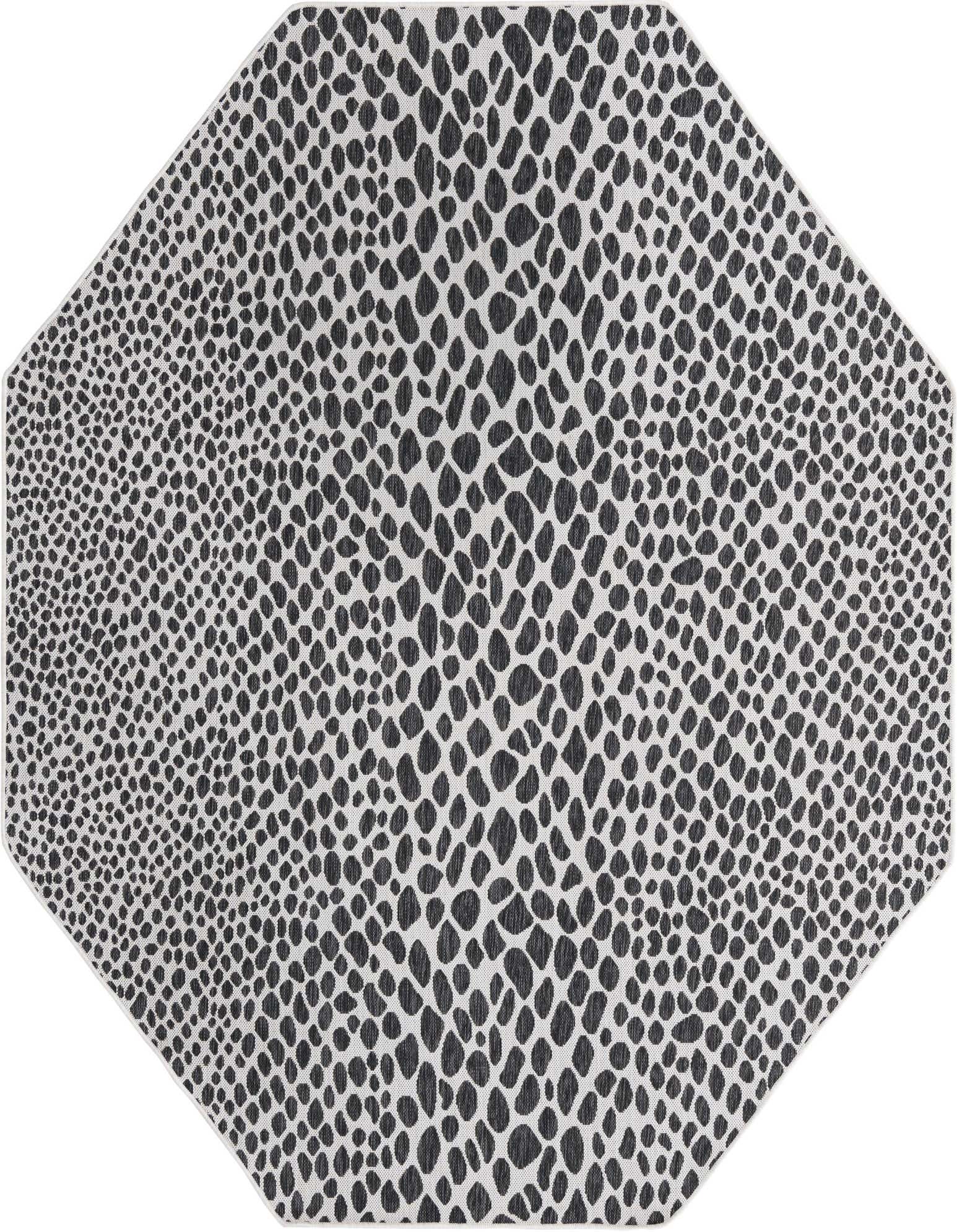 Primary image 7' 10 x 7' 10  Washable Jill Zarin Cape Town Indoor / Outdoor Octagon Rug