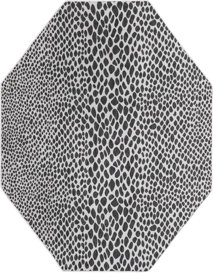 Detail image of 7' 10 x 7' 10 Easy-Clean Jill Zarin Cape Town Indoor / Outdoor Octagon Rug