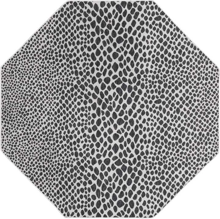 7' 10 x 7' 10 Easy-Clean Jill Zarin Cape Town Indoor / Outdoor Octagon Rug