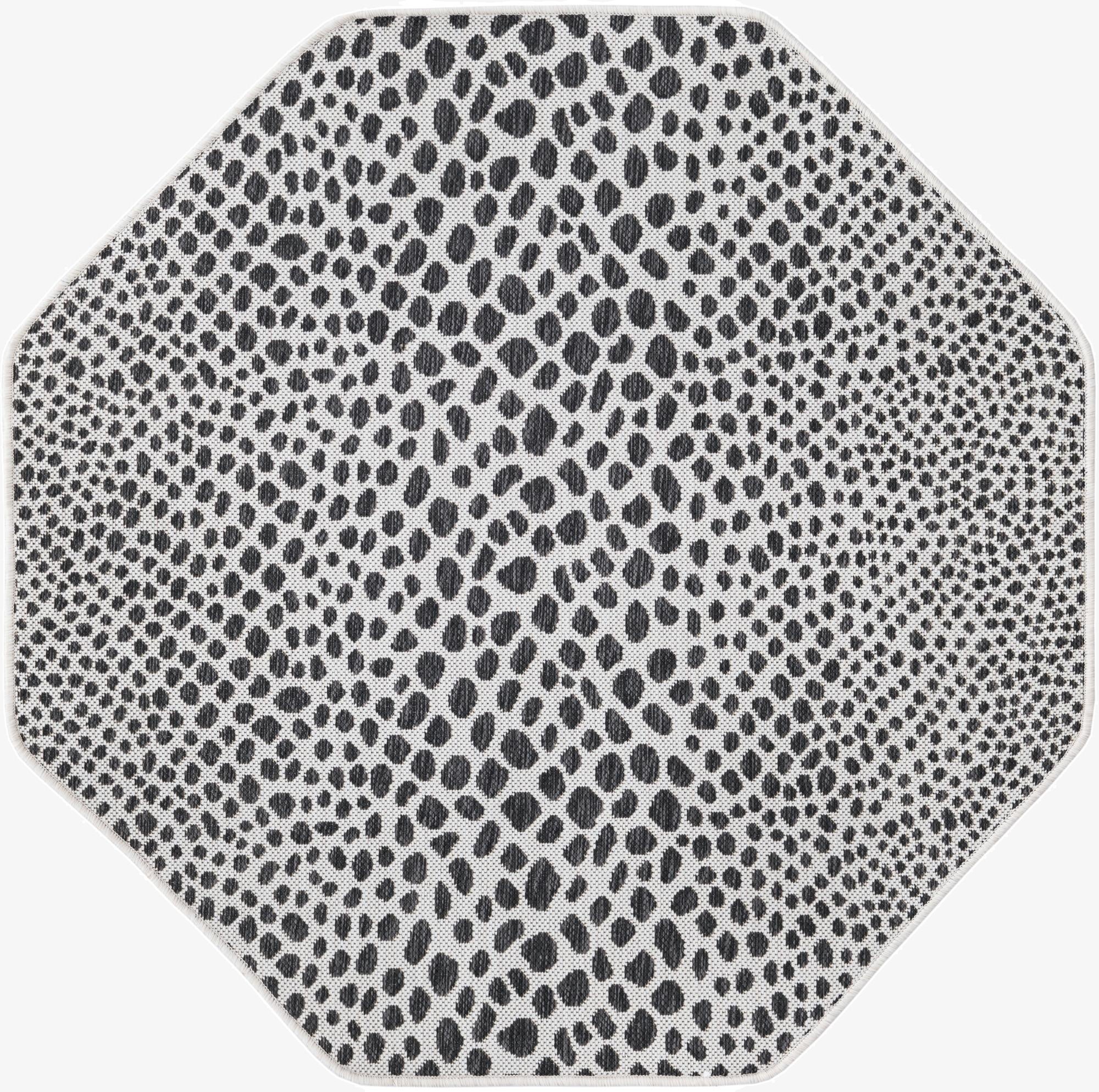 4' x 4'  Washable Jill Zarin Cape Town Indoor / Outdoor Octagon Rug