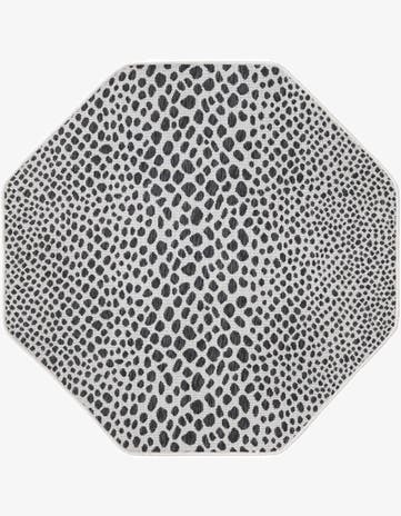4' x 4' Easy-Clean Jill Zarin Cape Town Indoor / Outdoor Octagon Rug