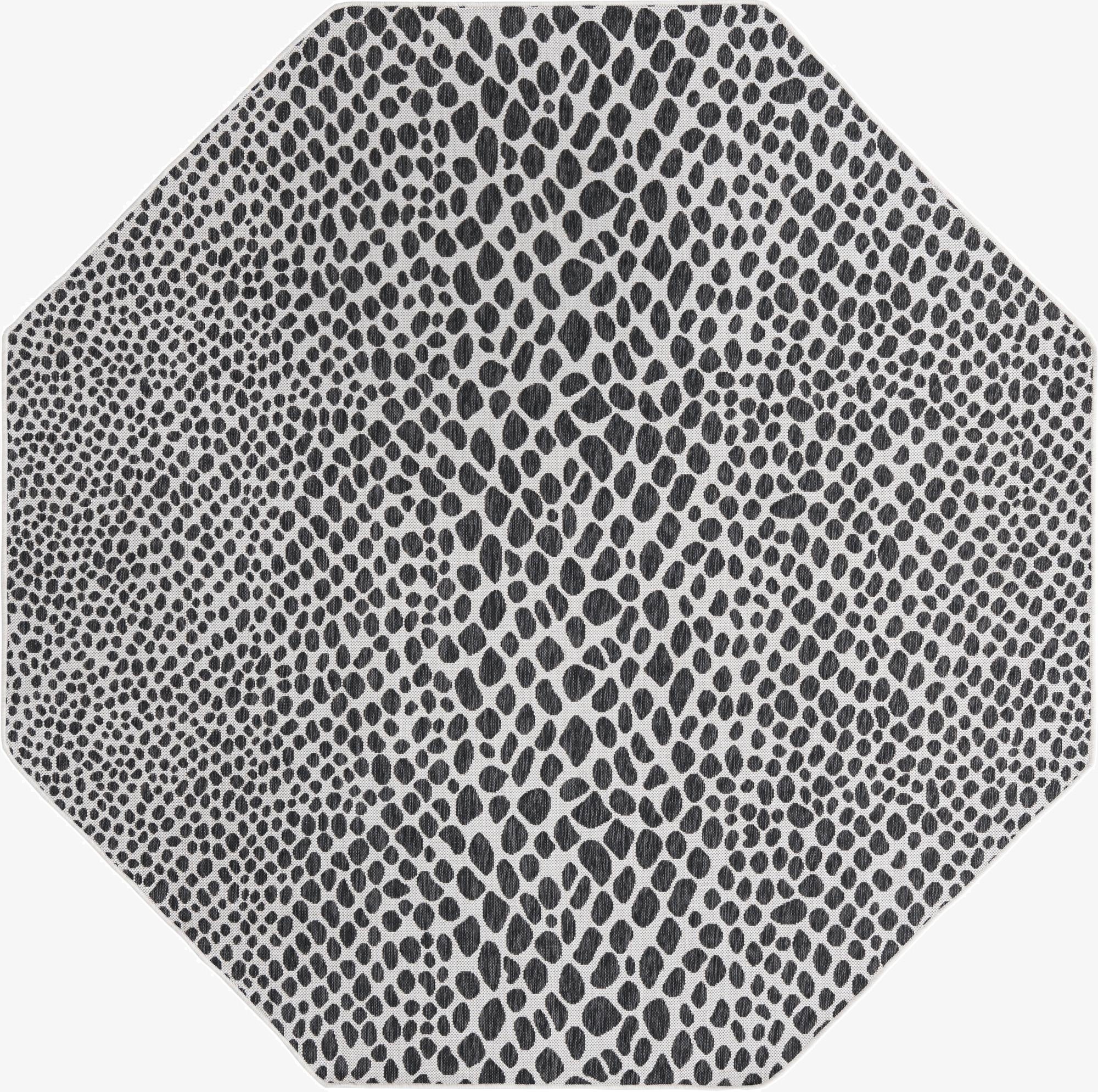 7' 10 x 7' 10  Washable Jill Zarin Cape Town Indoor / Outdoor Octagon Rug