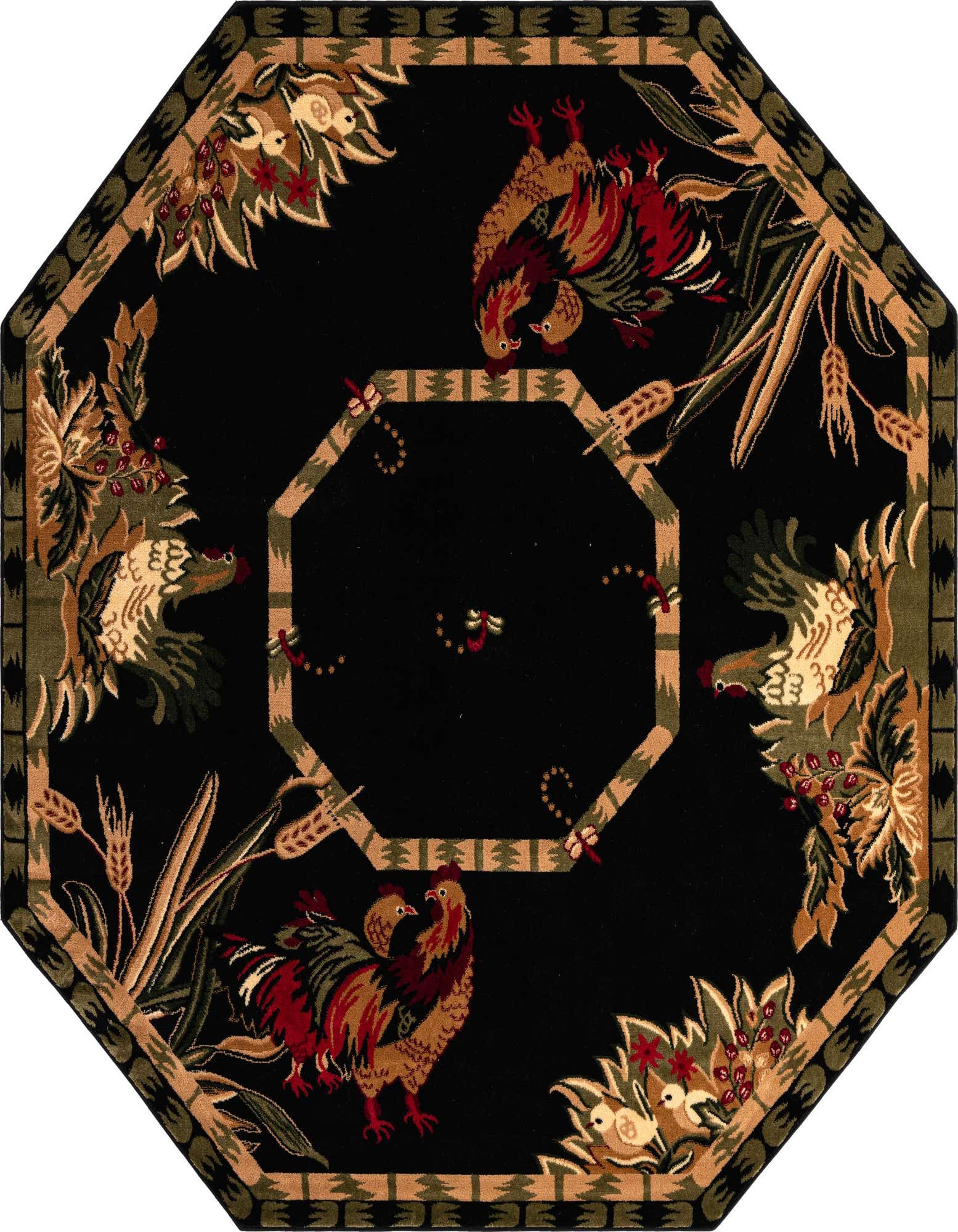 Primary image  7' 10 x 7' 10 Pastoral Octagon Rug