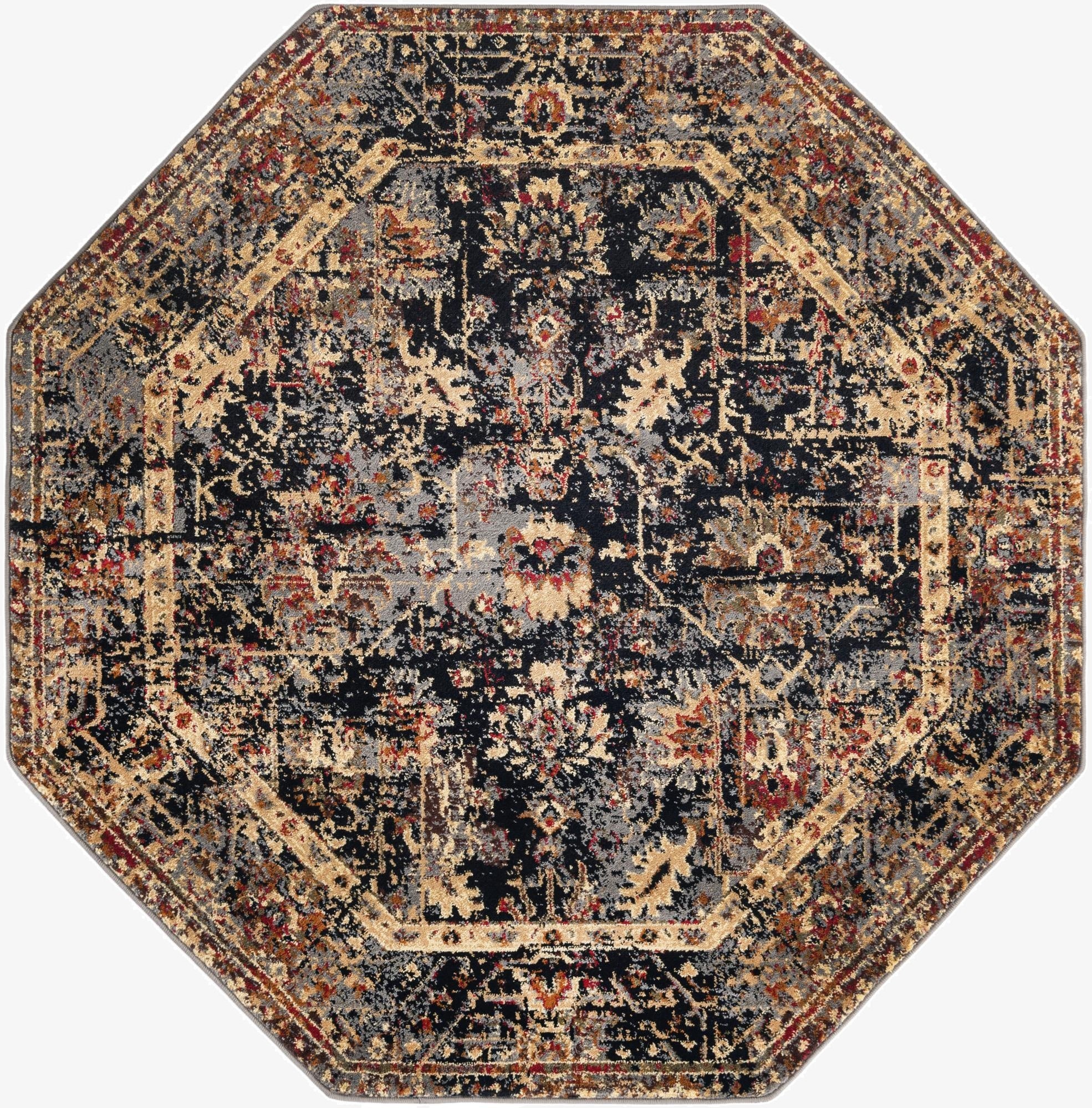 5' 3 x 5' 3 Saturn Octagon Rug