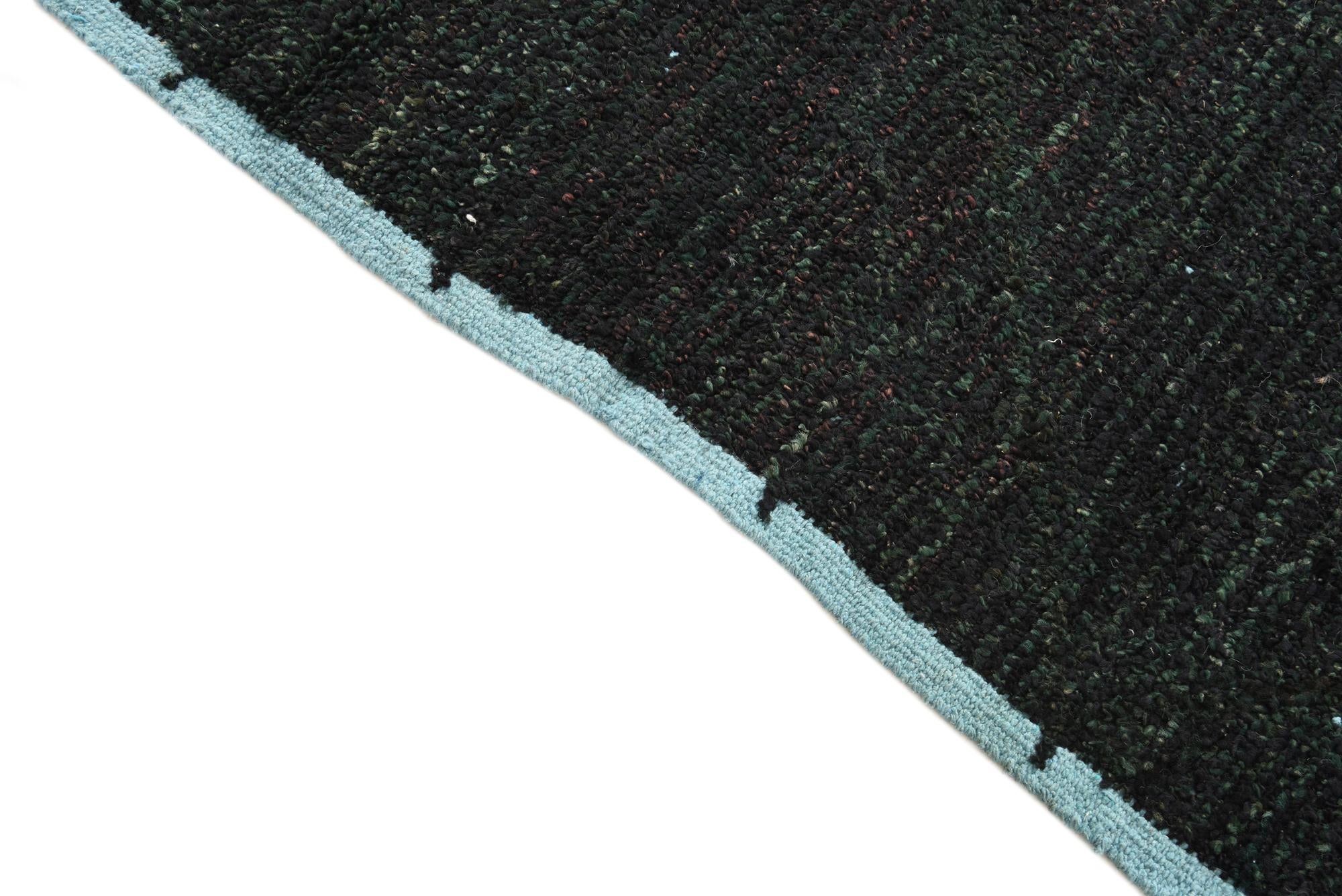 6' 2 x 9' 8 Hand Knotted Moroccan Wool Rug