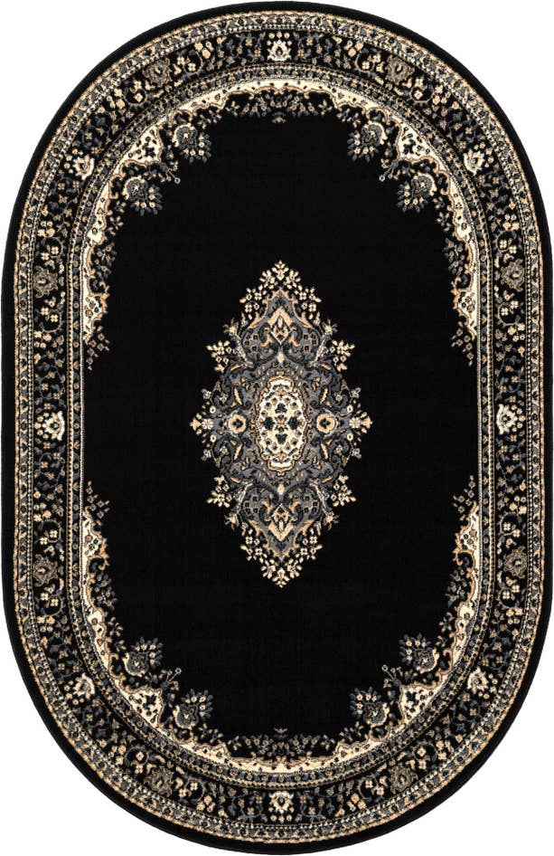 Detail image of 5' 3 x 8' Amaya Oval Rug