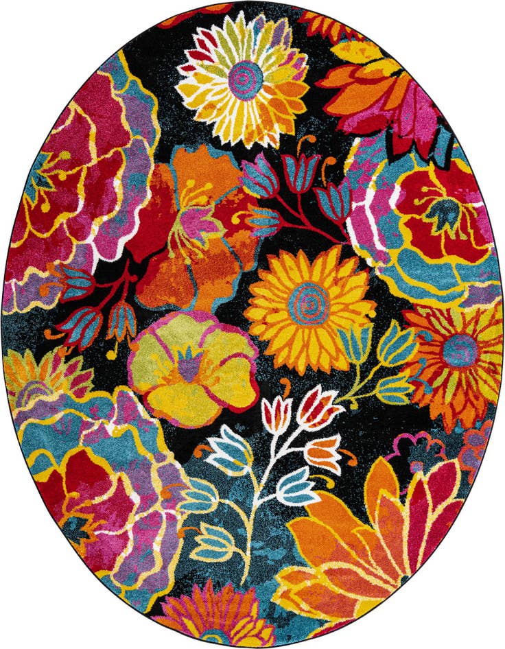 Detail image of 8' x 10' Florence Oval Rug