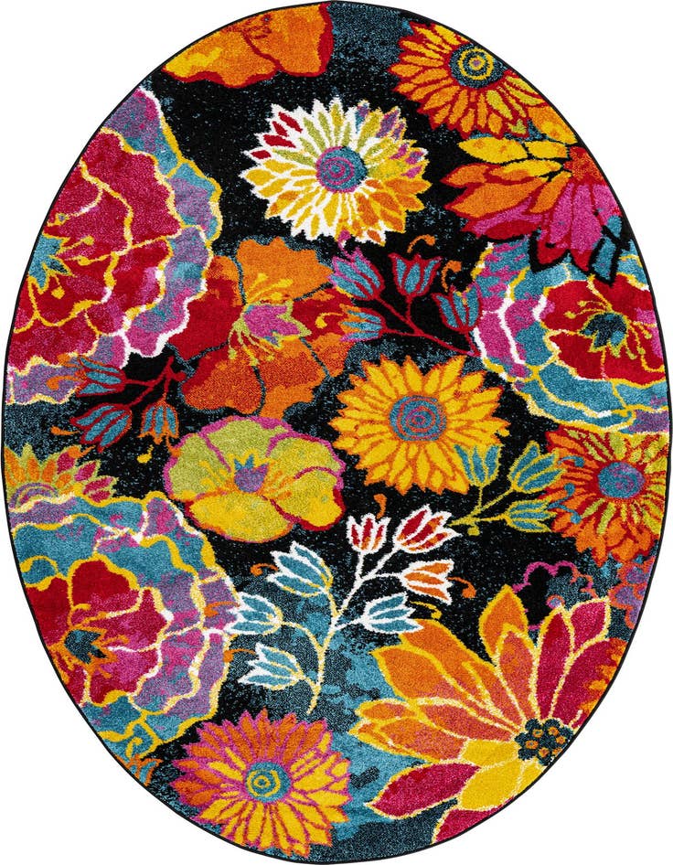 Detail image of 5' x 8' Florence Oval Rug