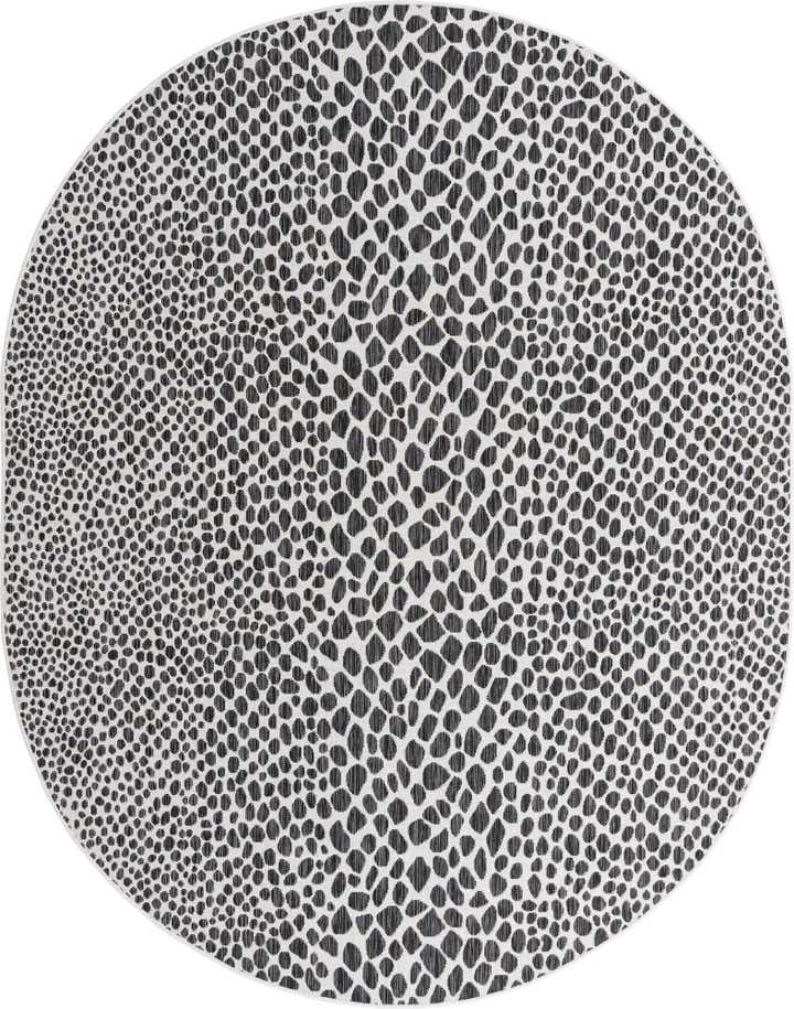 7' 10 x 10' Easy-Clean Jill Zarin Cape Town Indoor / Outdoor Oval Rug