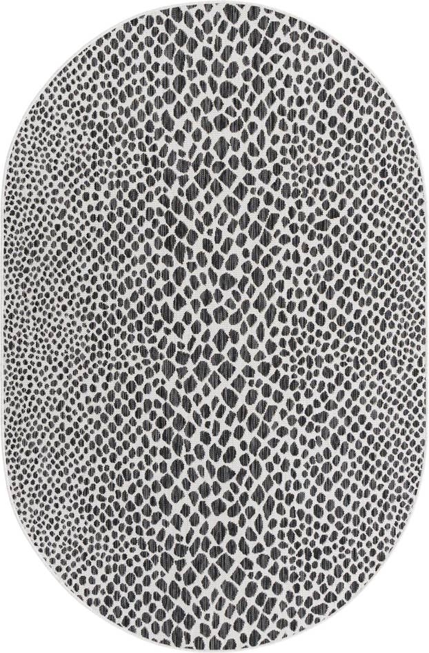 Detail image of 5' 3 x 8' Easy-Clean Jill Zarin Cape Town Indoor / Outdoor Oval Rug