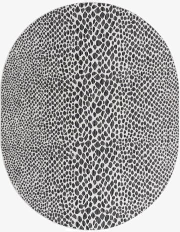 7' 10 x 10' Easy-Clean Jill Zarin Cape Town Indoor / Outdoor Oval Rug