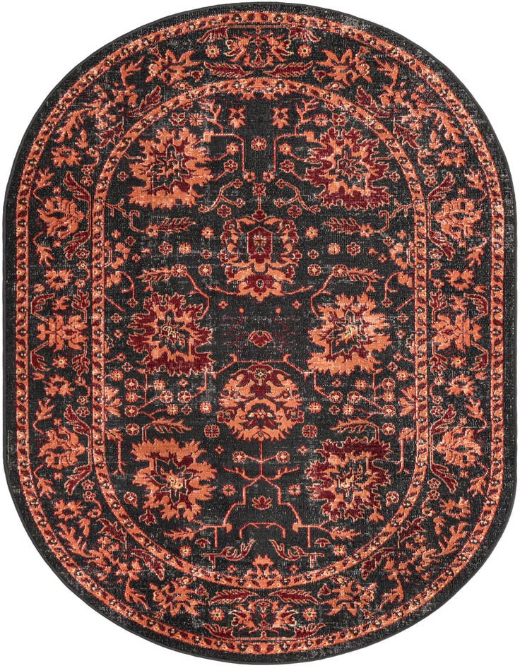 Detail image of 5' 3 x 8' Lucerne Oval Rug