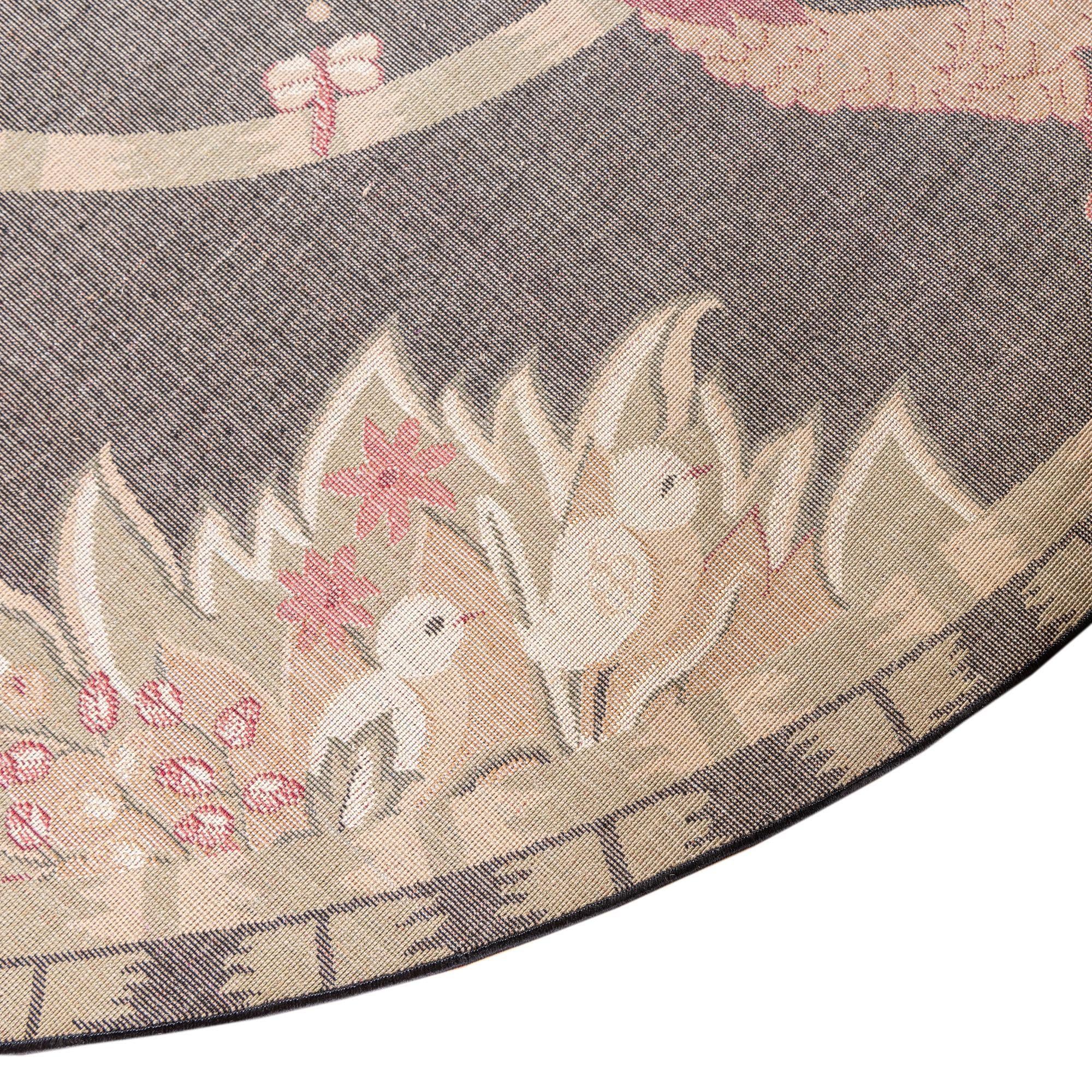 7' 10 x 10' Pastoral Oval Rug