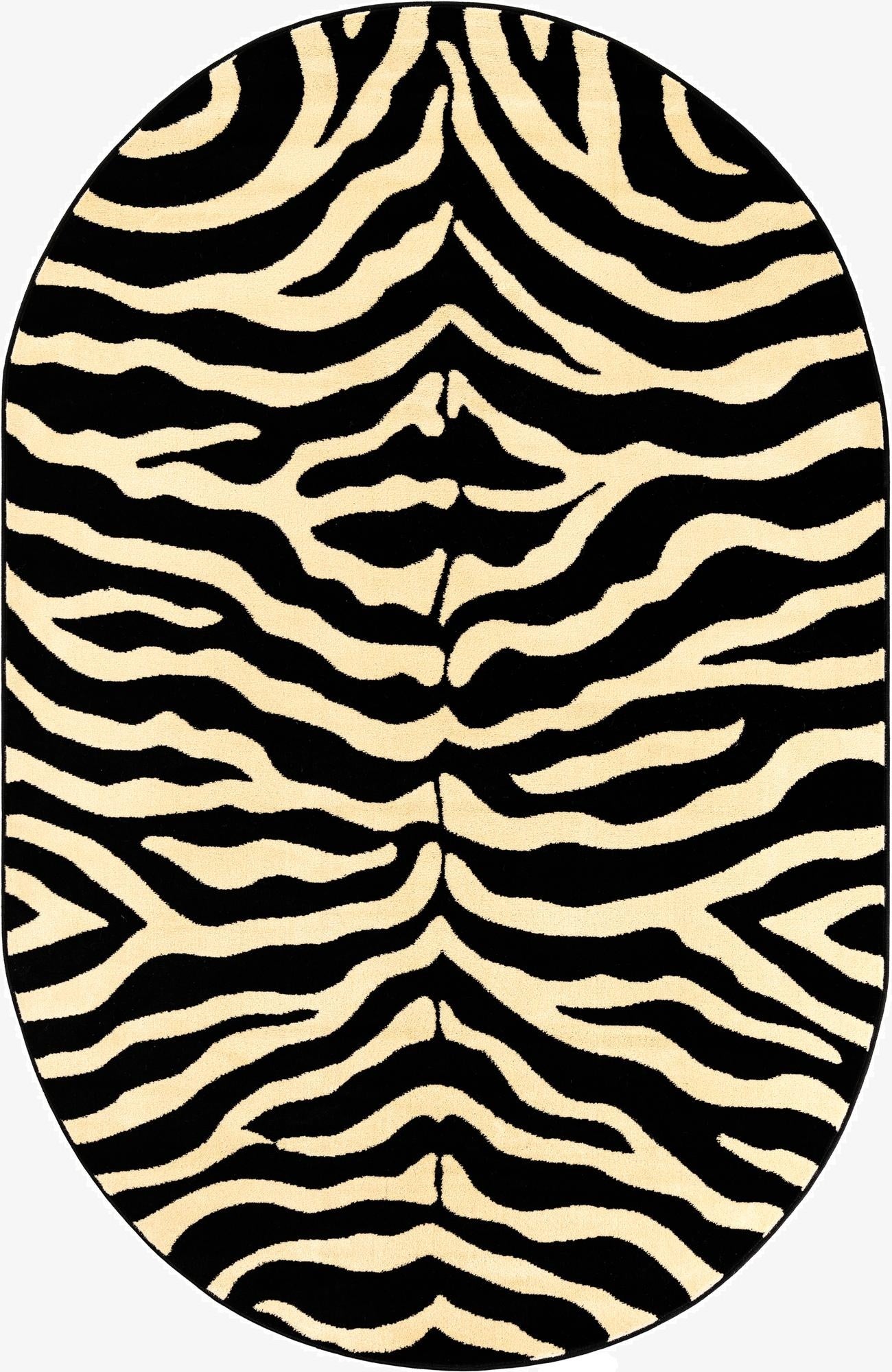 5' 3 x 8' Safari Oval Rug