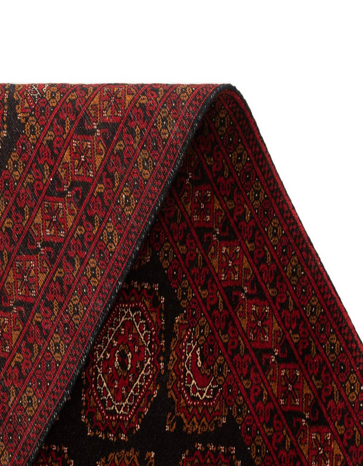 Detail image of 3' 4 x 6' 5  Hand Knotted Afghan Akhche Wool Rug