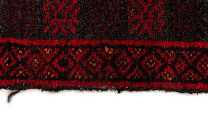 3' x 4' 11 Hand Knotted Afghan Ersari Wool Rug