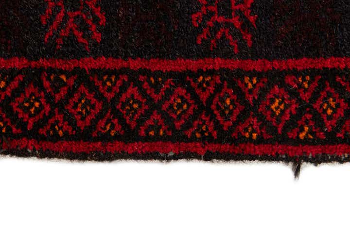 3' x 4' 11 Hand Knotted Afghan Ersari Wool Rug