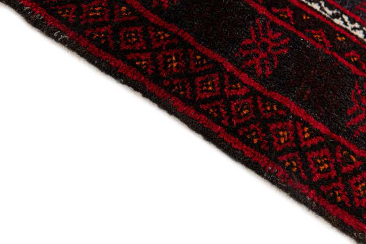 3' x 4' 11 Hand Knotted Afghan Ersari Wool Rug