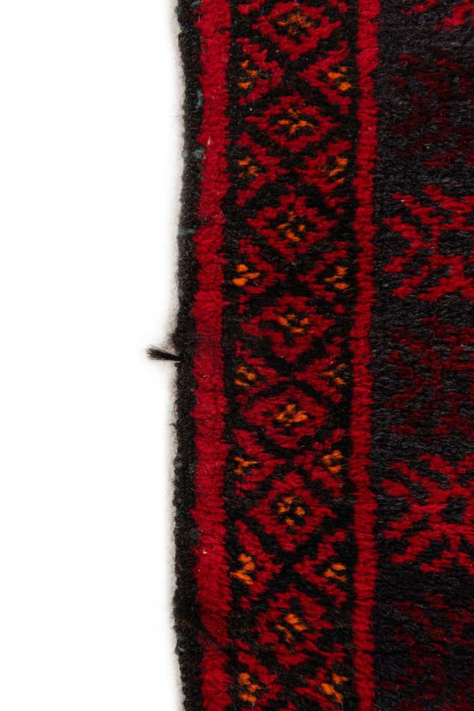 3' x 4' 11 Hand Knotted Afghan Ersari Wool Rug