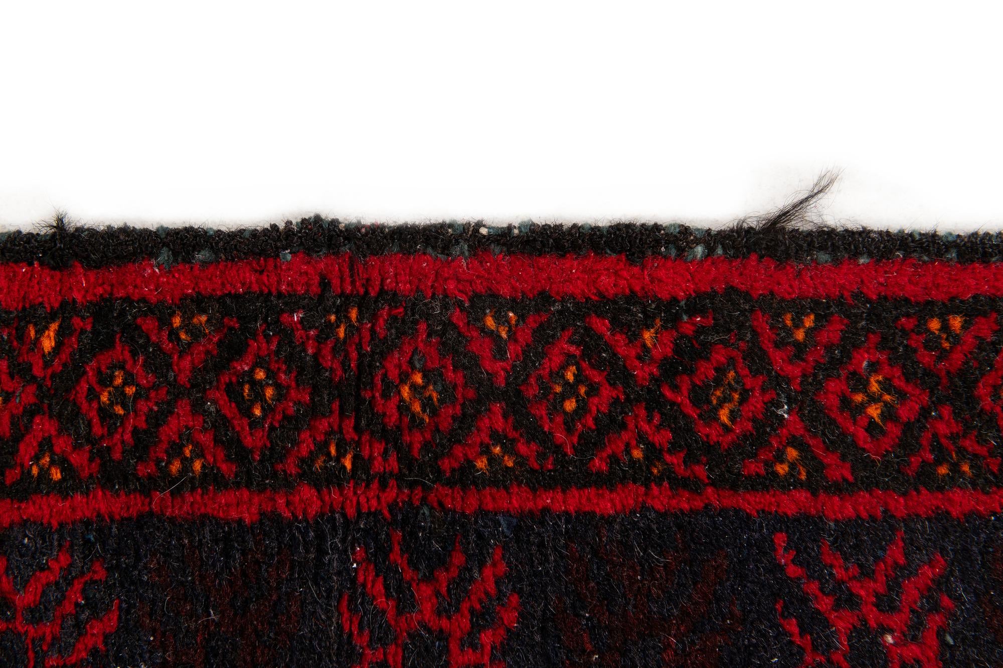 3' x 4' 11 Hand Knotted Afghan Ersari Wool Rug