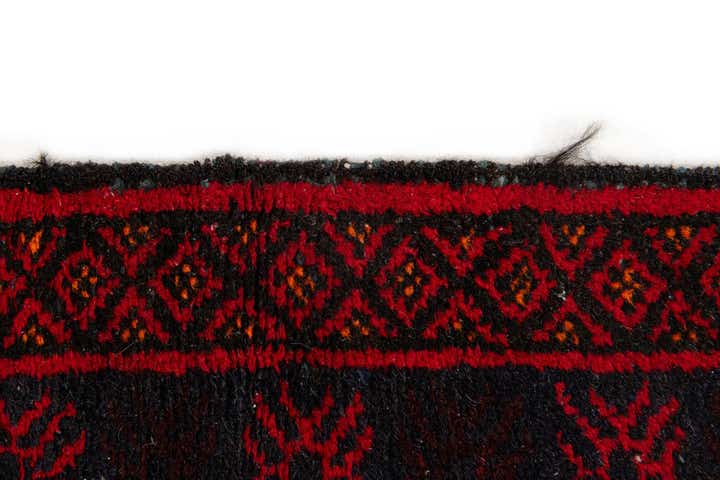 3' x 4' 11 Hand Knotted Afghan Ersari Wool Rug