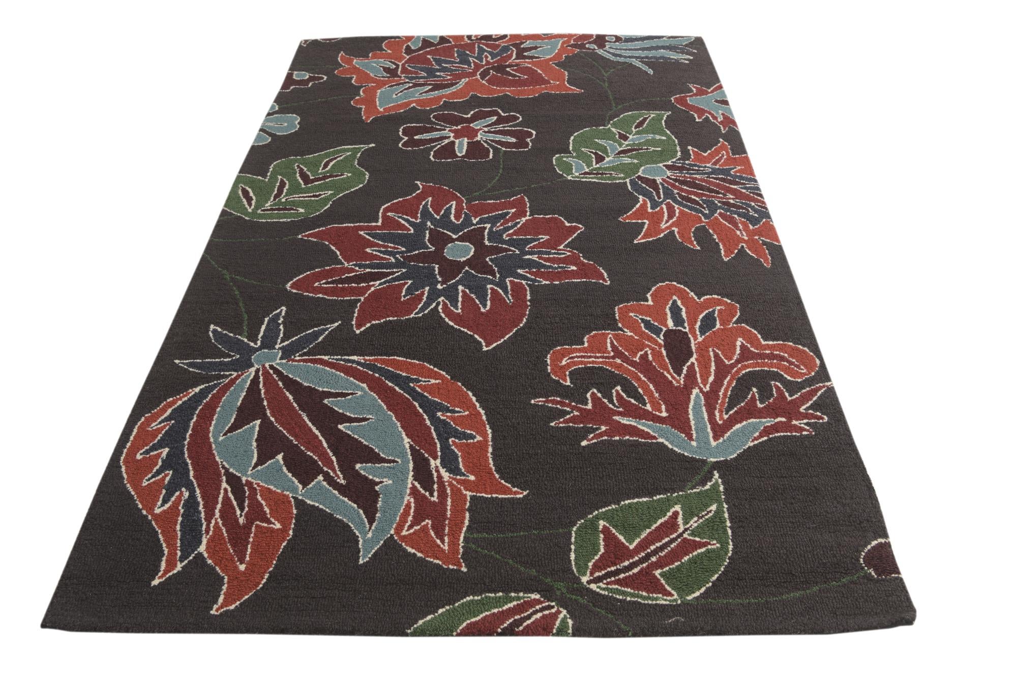 5' x 8' Agra Wool Rug