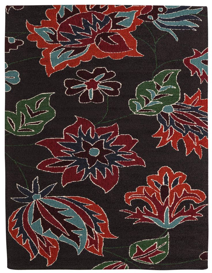 Detail image of 5' x 8' Agra Wool Rug