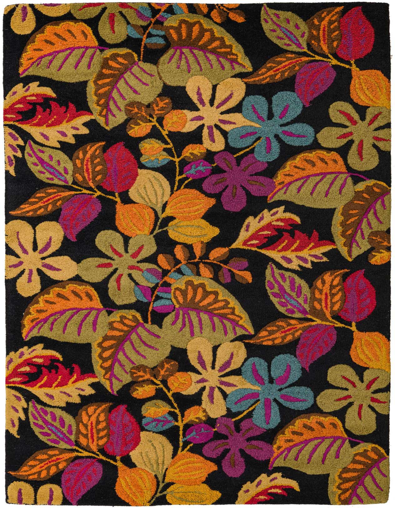 5' x 7' 10 Agra Wool Rug