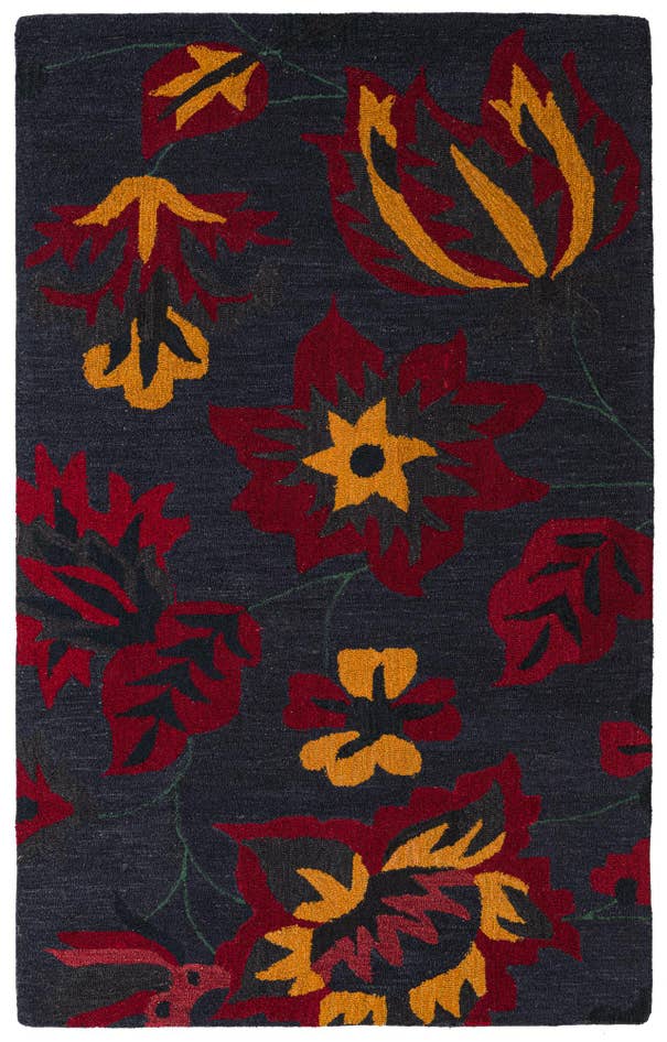 Detail image of 5' x 8' Agra Wool Rug