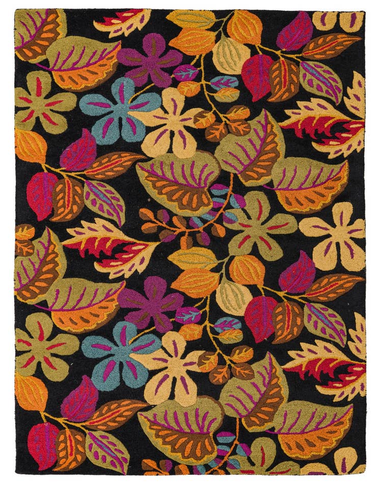 Detail image of 4' 1 x 7' 8 Agra Wool Rug