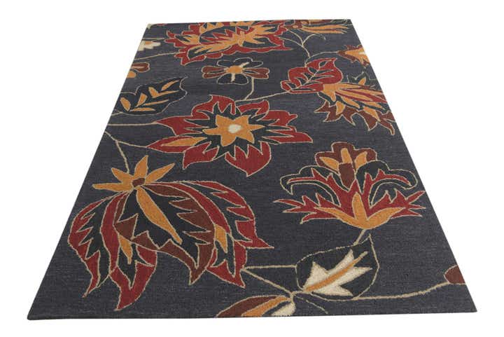 5' x 7' 10 Agra Wool Rug