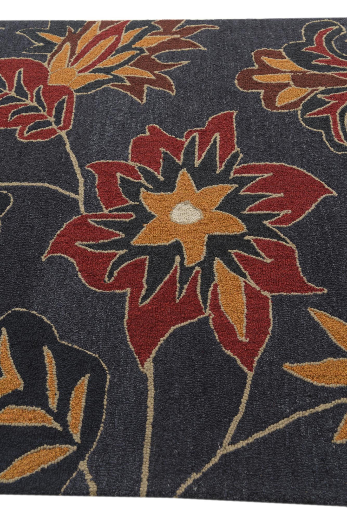 5' x 7' 10 Agra Wool Rug