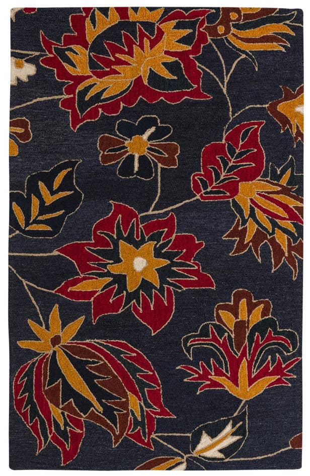 Detail image of 5' x 7' 10 Agra Wool Rug