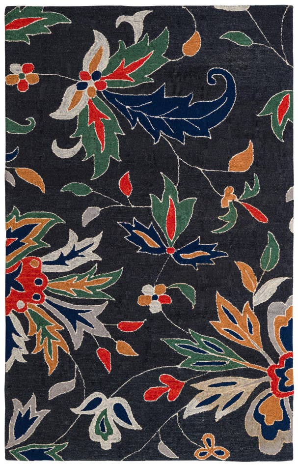 Detail image of 5' x 8' Agra Wool Rug
