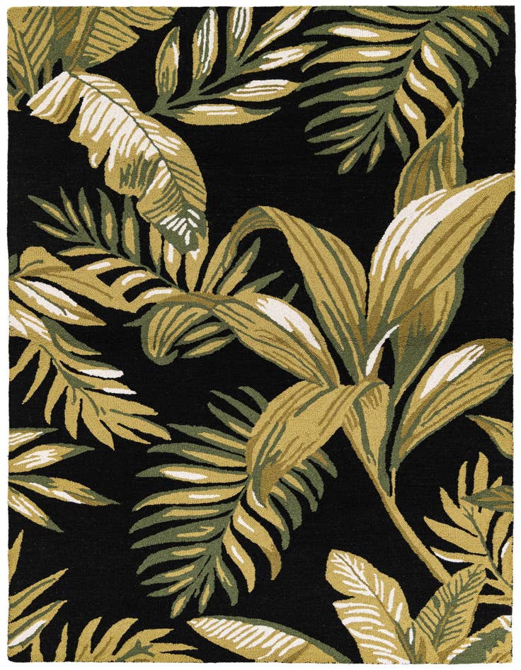 Detail image of 5' 1 x 7' 10 Agra Wool Rug