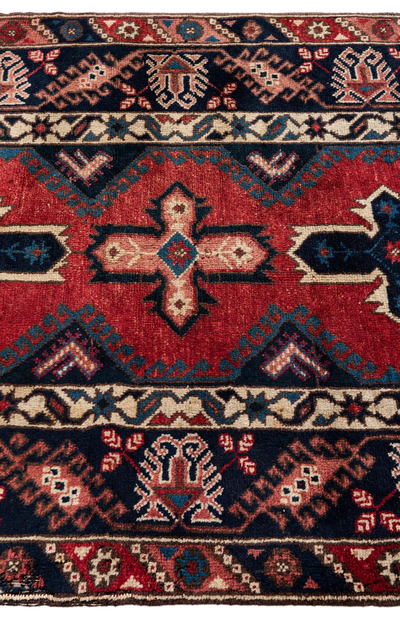 4' 2 x 6' 9 Hand Knotted Anatolian Wool Rug