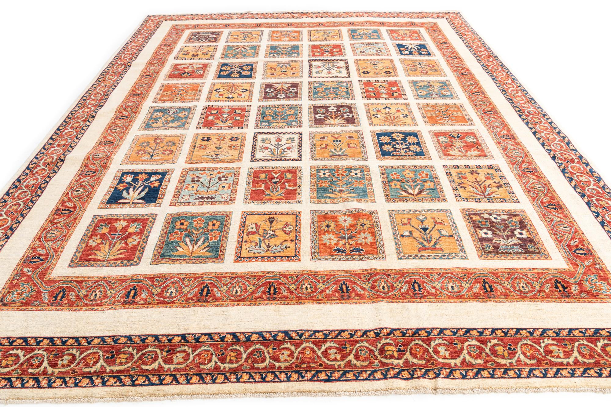 9' x 11' 5 Hand Knotted Ariana Ziegler Oriental Rug