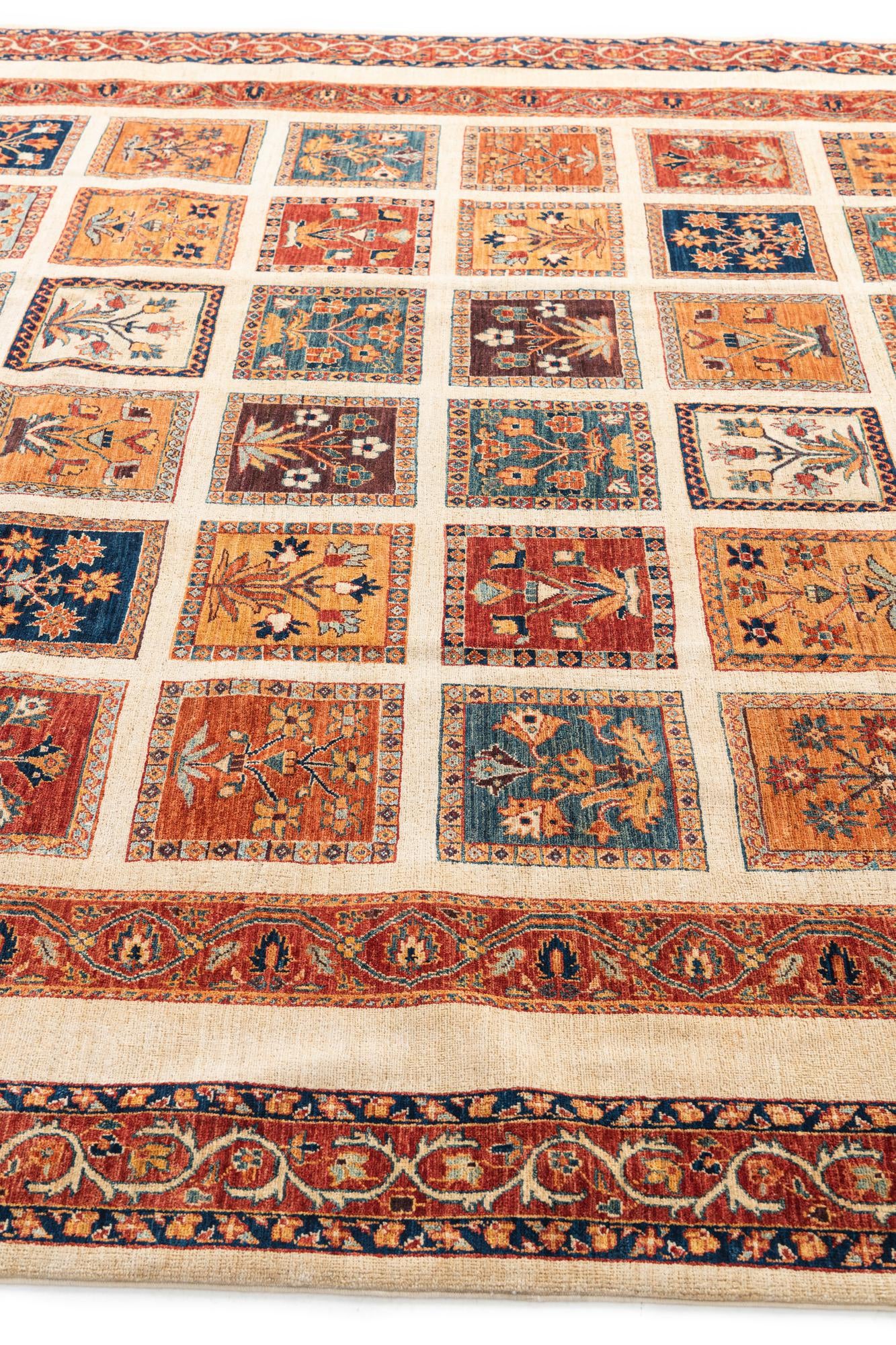 9' x 11' 5 Hand Knotted Ariana Ziegler Oriental Rug