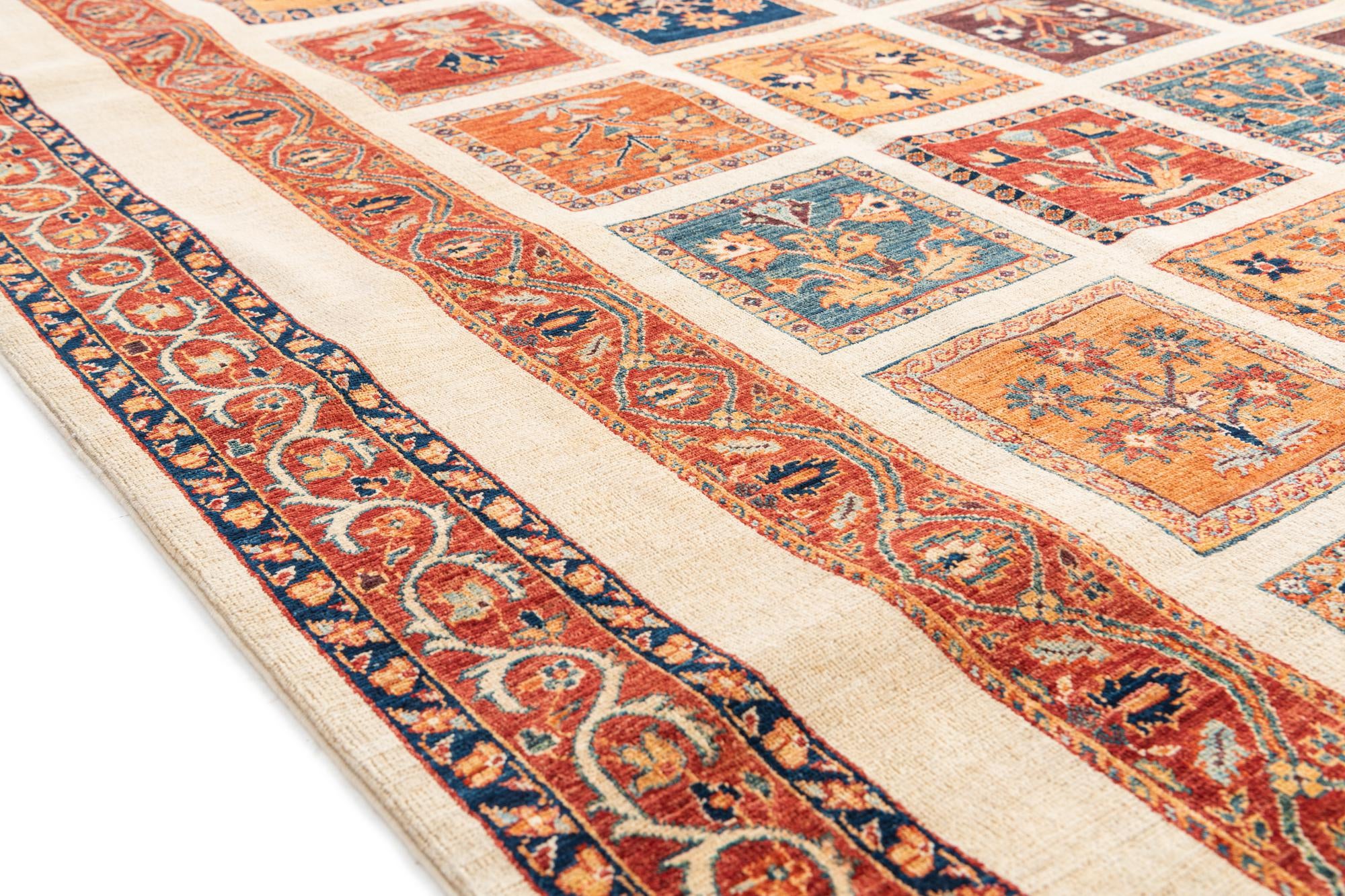 9' x 11' 5 Hand Knotted Ariana Ziegler Oriental Rug