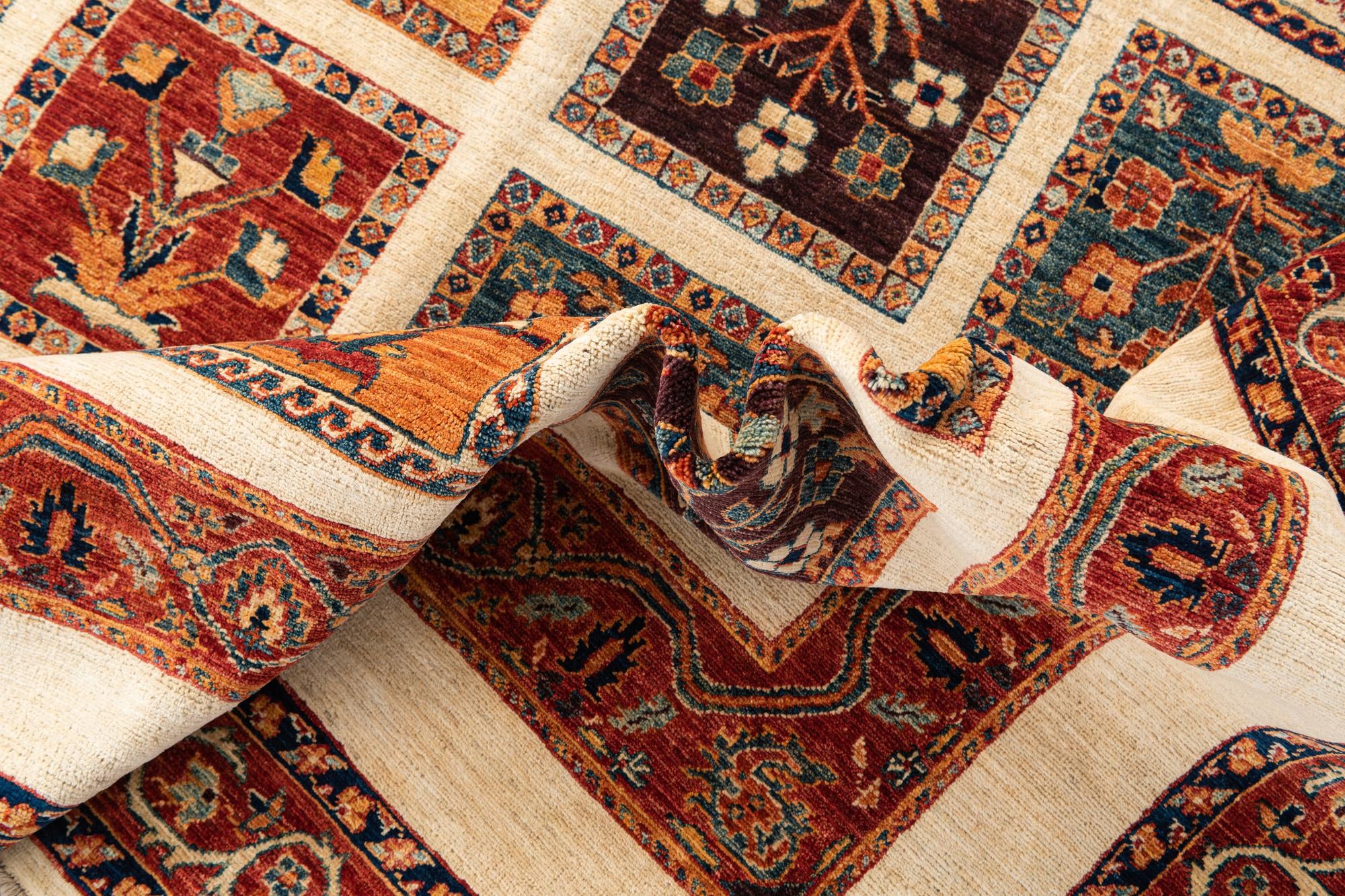 9' x 11' 5 Hand Knotted Ariana Ziegler Oriental Rug