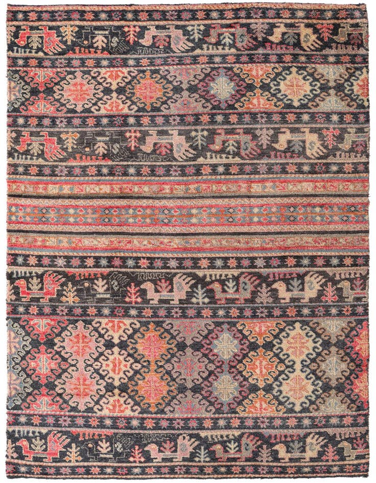 Detail image of 5' 6 x 9' 3 Hand Knotted Ariana Ziegler Rug