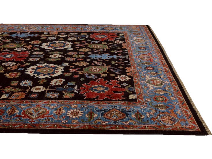 Detail image of 8' 11 x 11' 6 Hand Knotted Ariana Ziegler Rug