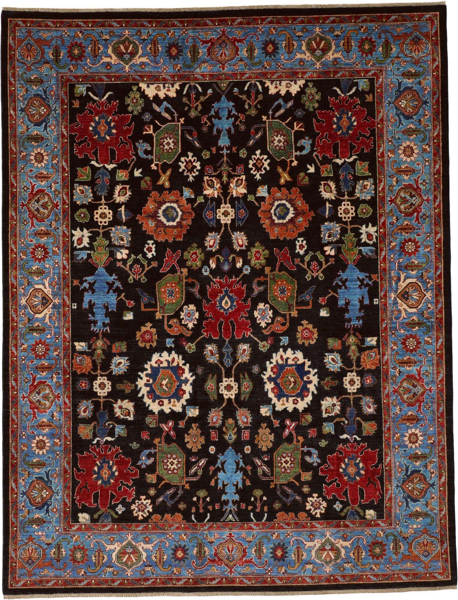 8' 11 x 11' 6 Hand Knotted Ariana Ziegler Rug