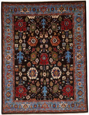 8' 11 x 11' 6 Hand Knotted Ariana Ziegler Rug