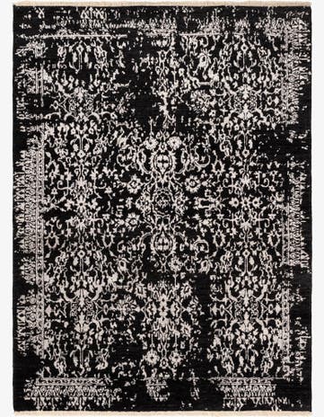 5' x 6' 9 Art Inspired Wool Rug
