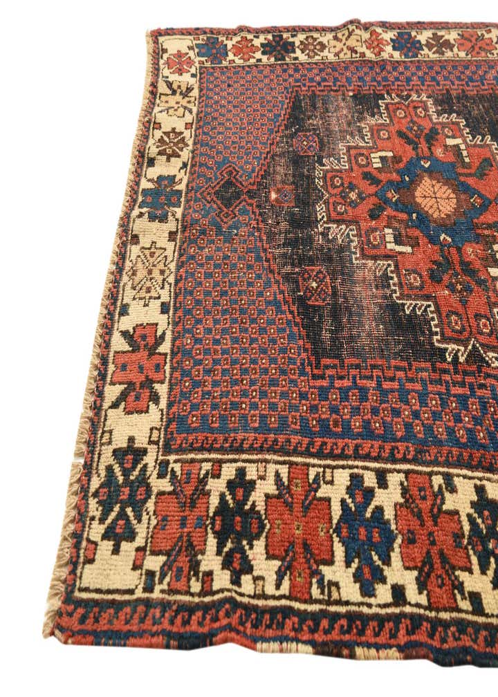 3' 5 x 4' Hand Knotted Bakhtiar Persian Wool Rug